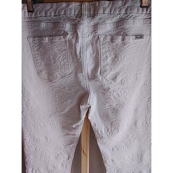 Dear John White Paisley Jeans Size 31 - Picture 7 of 12